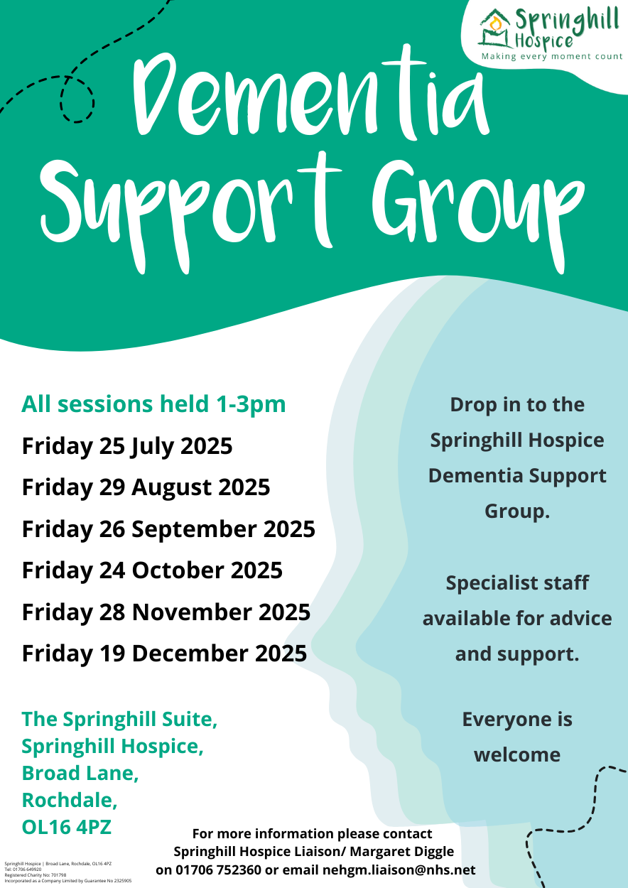 Dementia Support Group poster