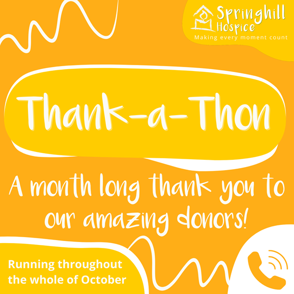 October is Thank-a-thon month!