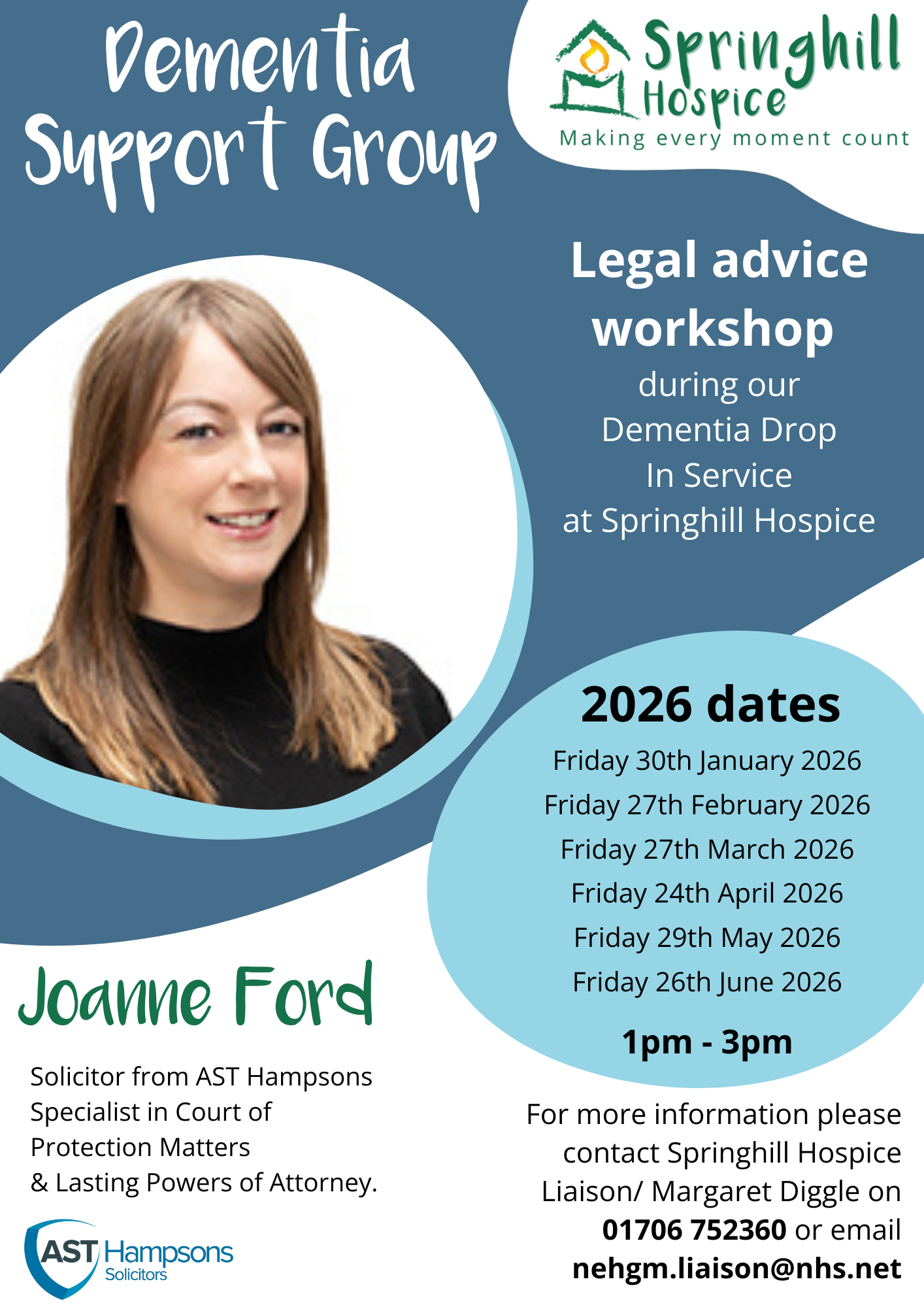 Support group 2026 dates