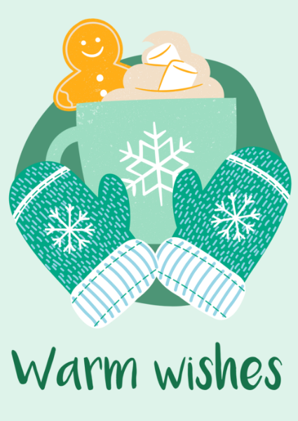 Winter appeal card