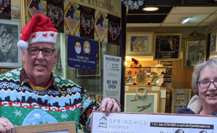 A grand effort from long-time Springhill supporter, John Alexander – The Singing Jeweller
