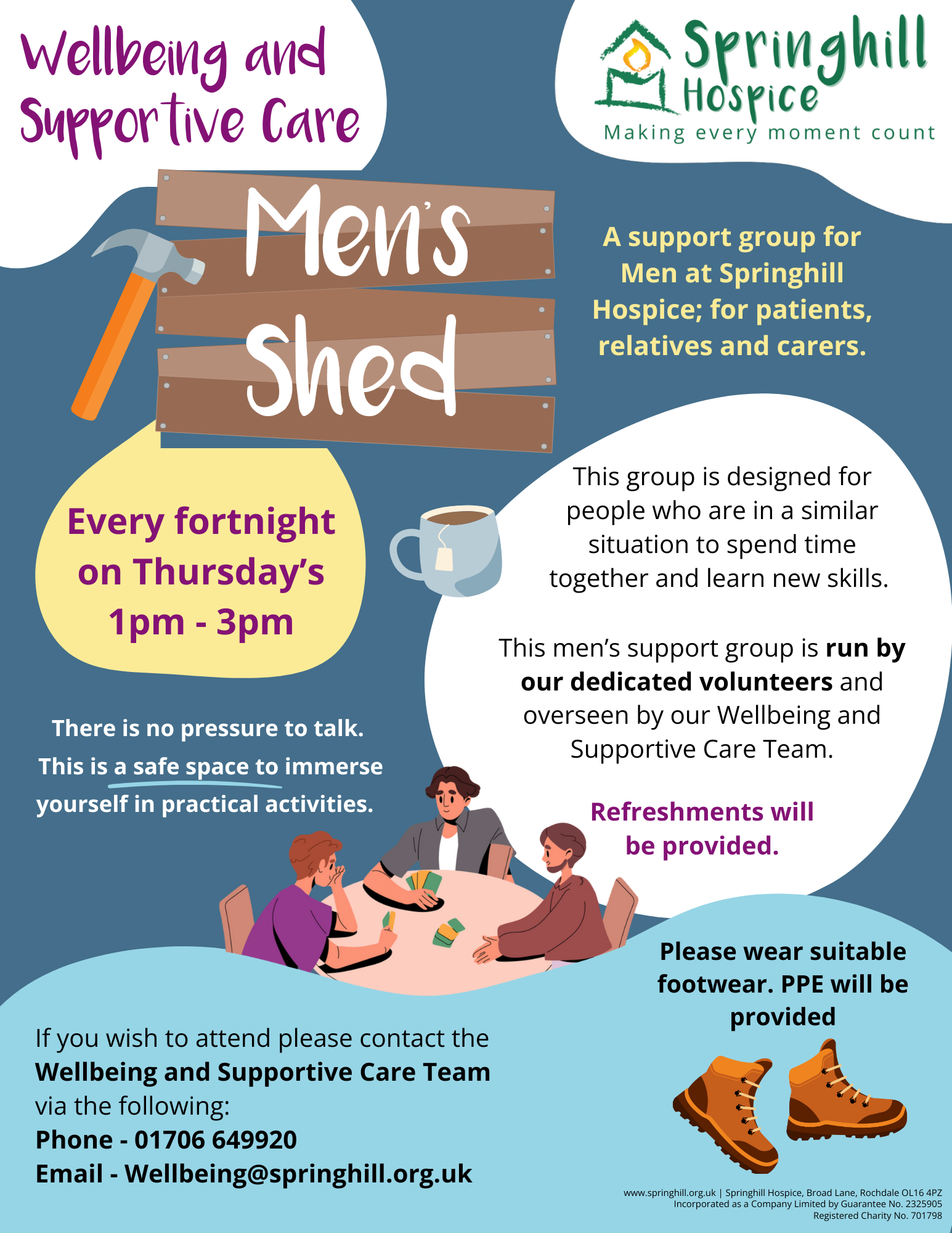 Men's shed poster