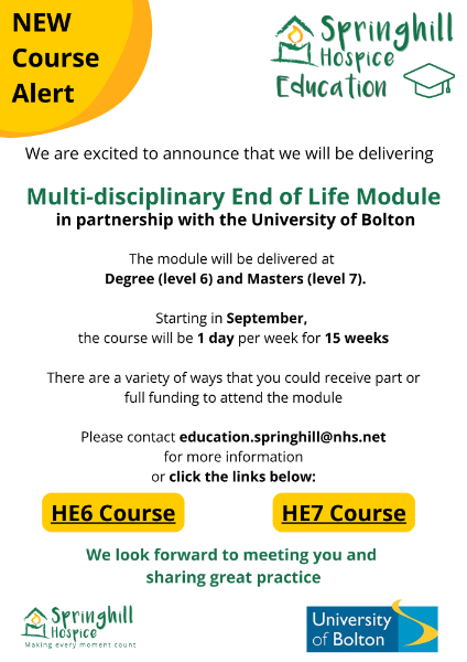 Uni of Bolton EOL course