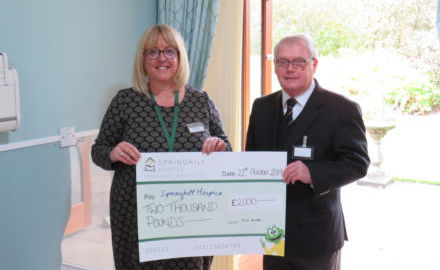 Freemasons donation of £2000