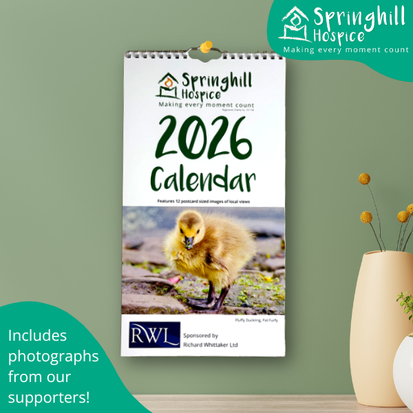 Springhill Hospice 2026 Calendar