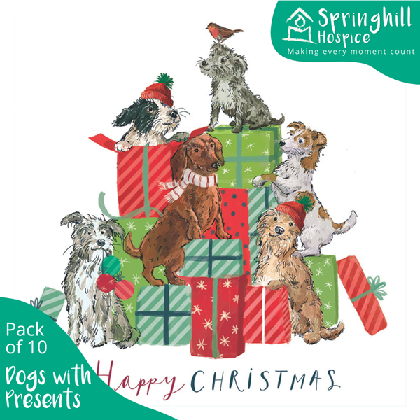 Christmas Cards - Dogs with Presents