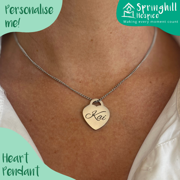 Personalised Pendant - Memory Heart