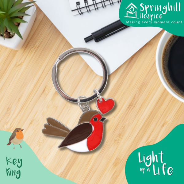 Robin Pin keyring